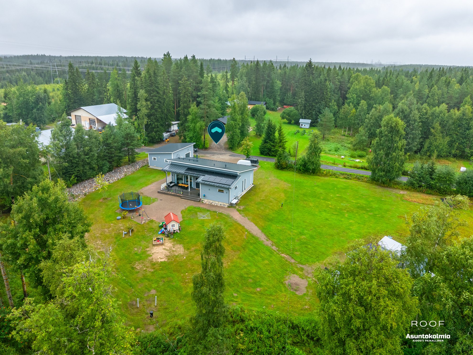 5h,k,khh,wc,kph,s,AT,työhuone+pihasauna+liiteri | Kuismokankaantie 53 1